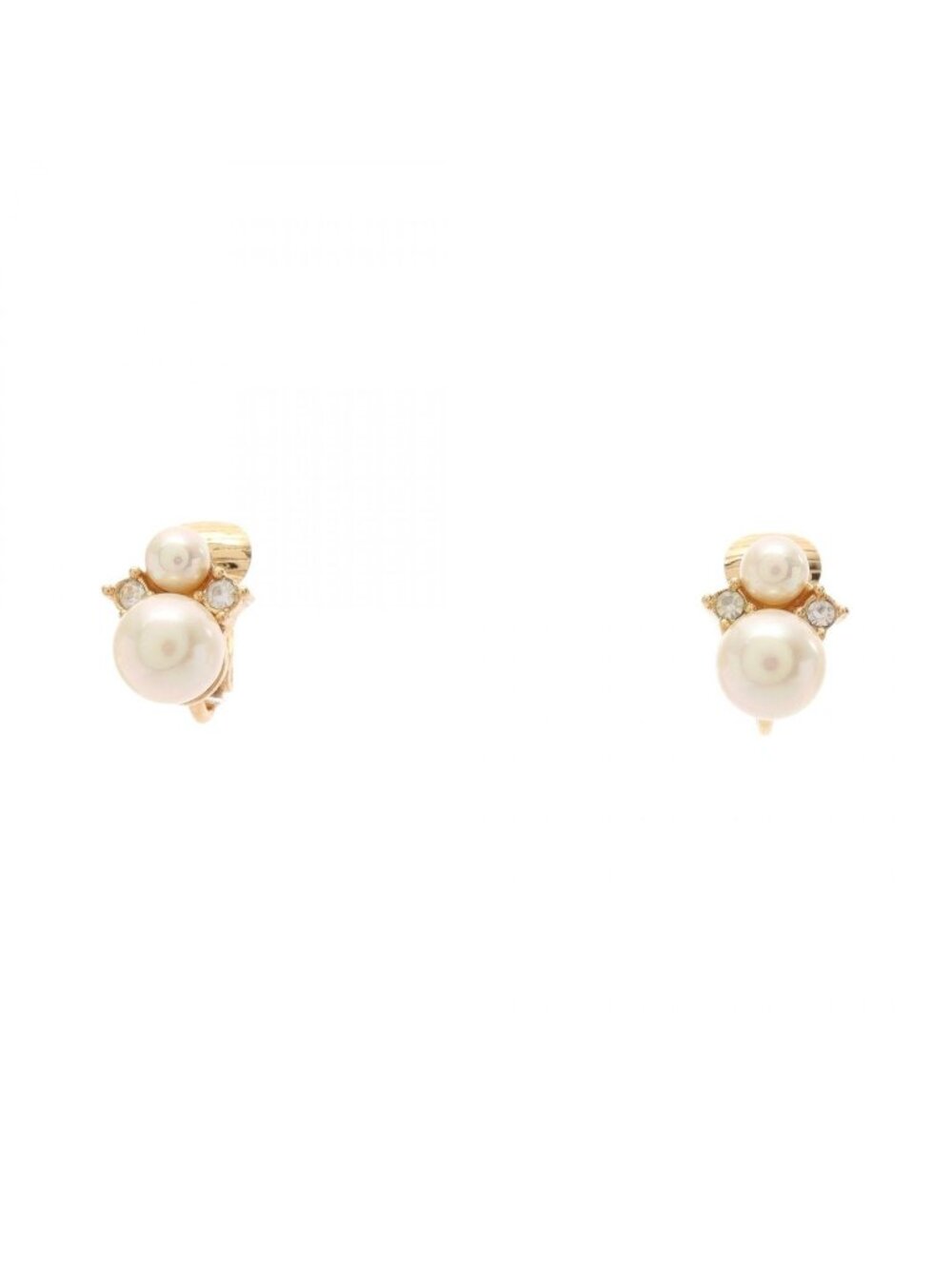 Dior Earrings Vintage Gold